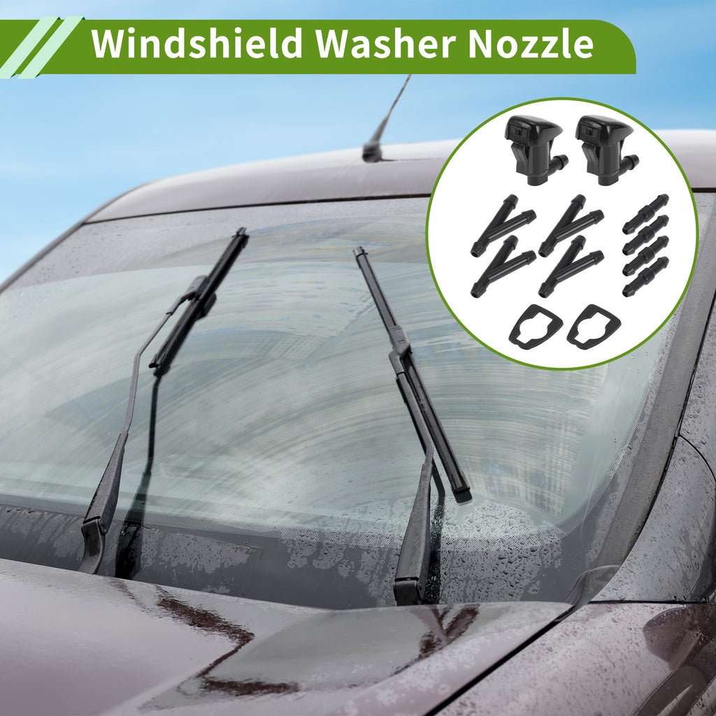 Windshield Washer Nozzle with Hose Connector for GMC No.15247800 (1 Set)