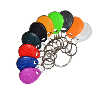 2X EM4305 125kHz Rewritable RFID Keyfob Tag Access Control Card