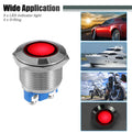 5pcs LED Indicator Light 19mm for Car Interior (230V)