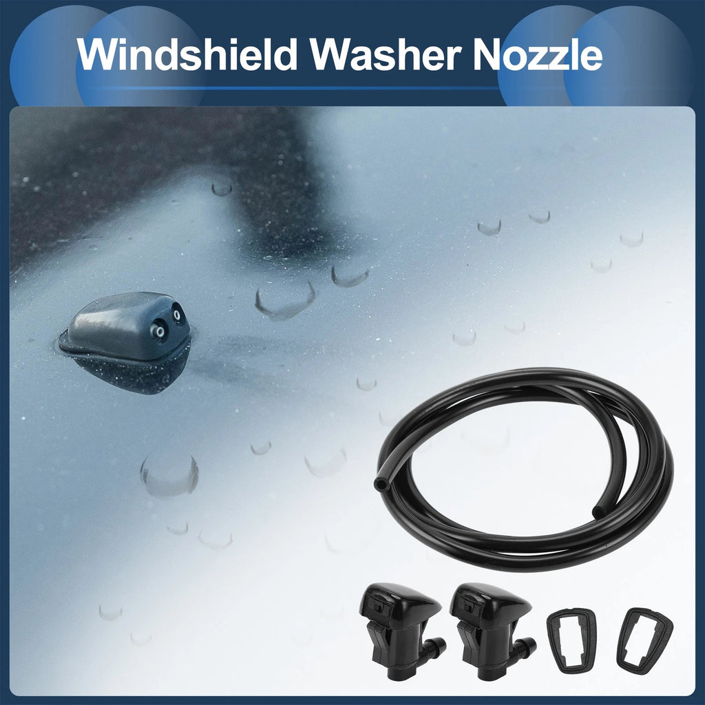 Windshield Washer Nozzle With Hose and Gasket for Chevy Silverado (2014–2018)