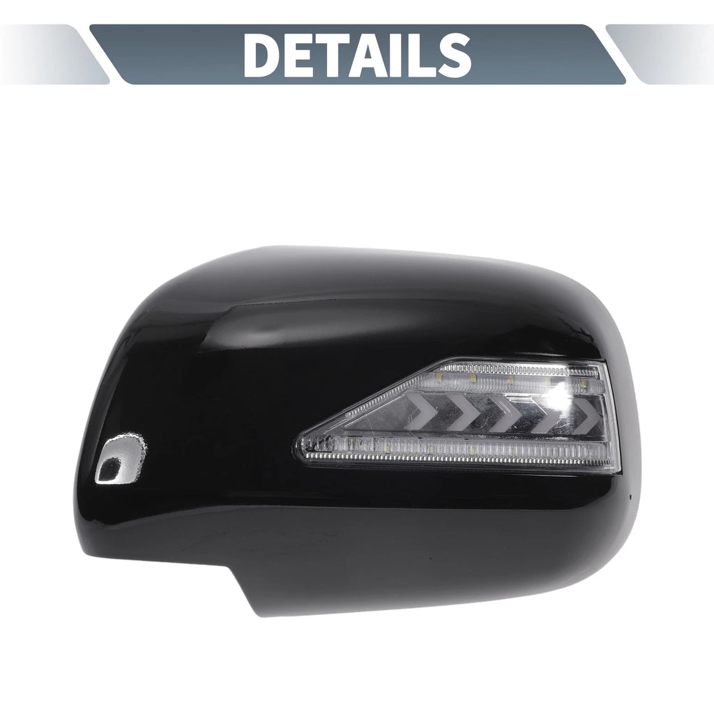 Rearview Mirror Cover Overlay Gloss Black for Lexus RX330 RX350 (2003–2009)
