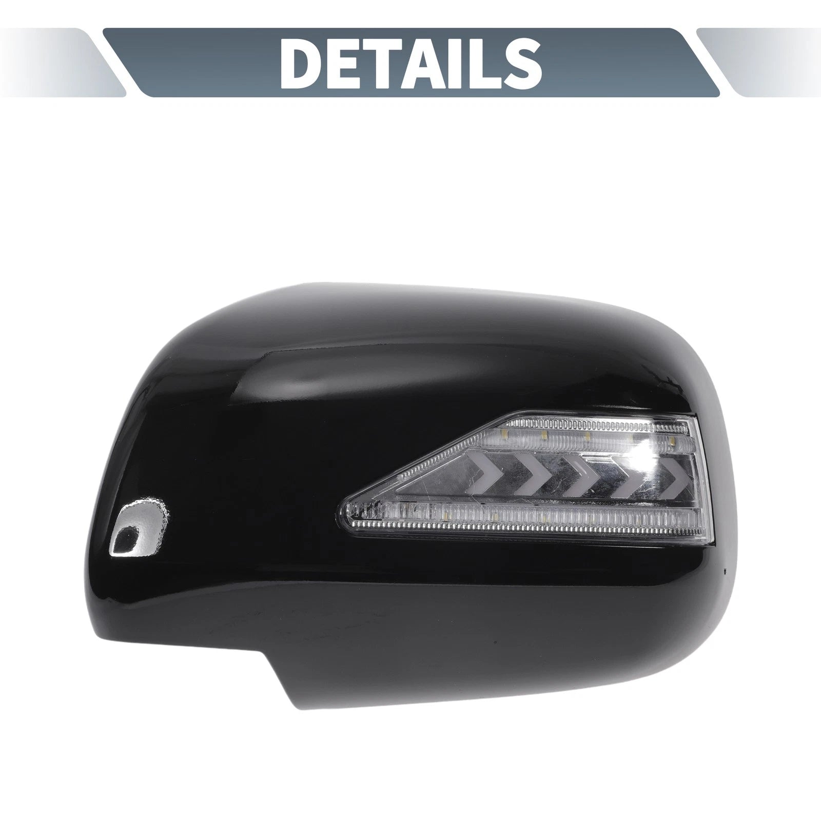 Rearview Mirror Cover Overlay Gloss Black for Lexus RX330 RX350 (2003–2009)