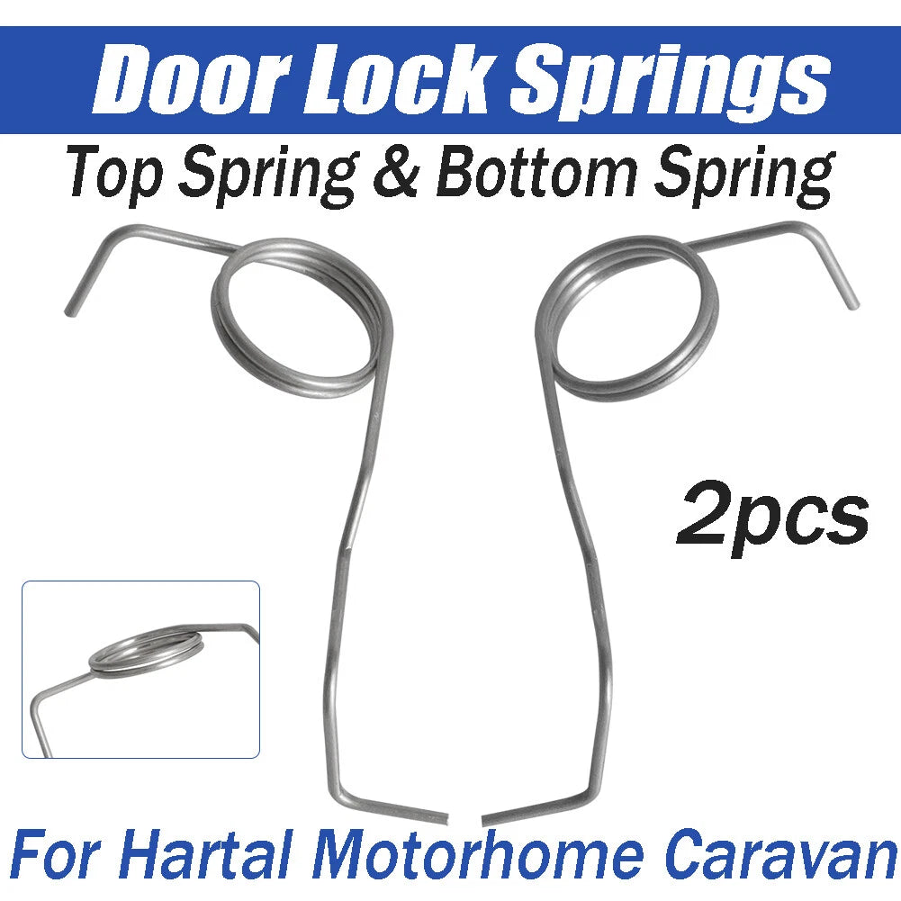 Door Lock Springs for Hartal Motorhome Caravan (Top & Bottom)