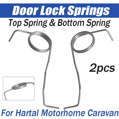 Door Lock Springs for Hartal Motorhome Caravan (Top & Bottom)