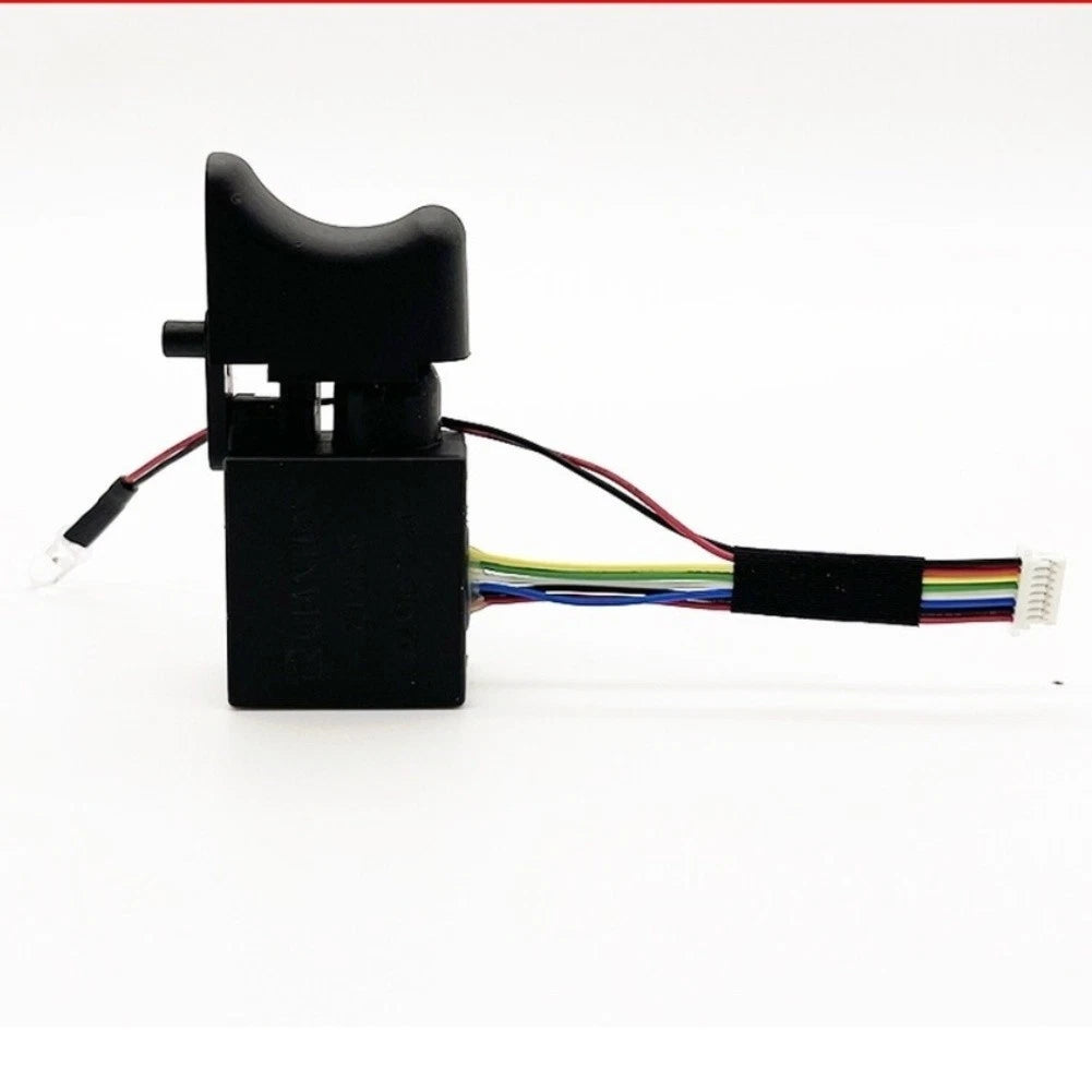 8-Wire LED Trigger Switch for Brushless Drills (12V, 16.8V)