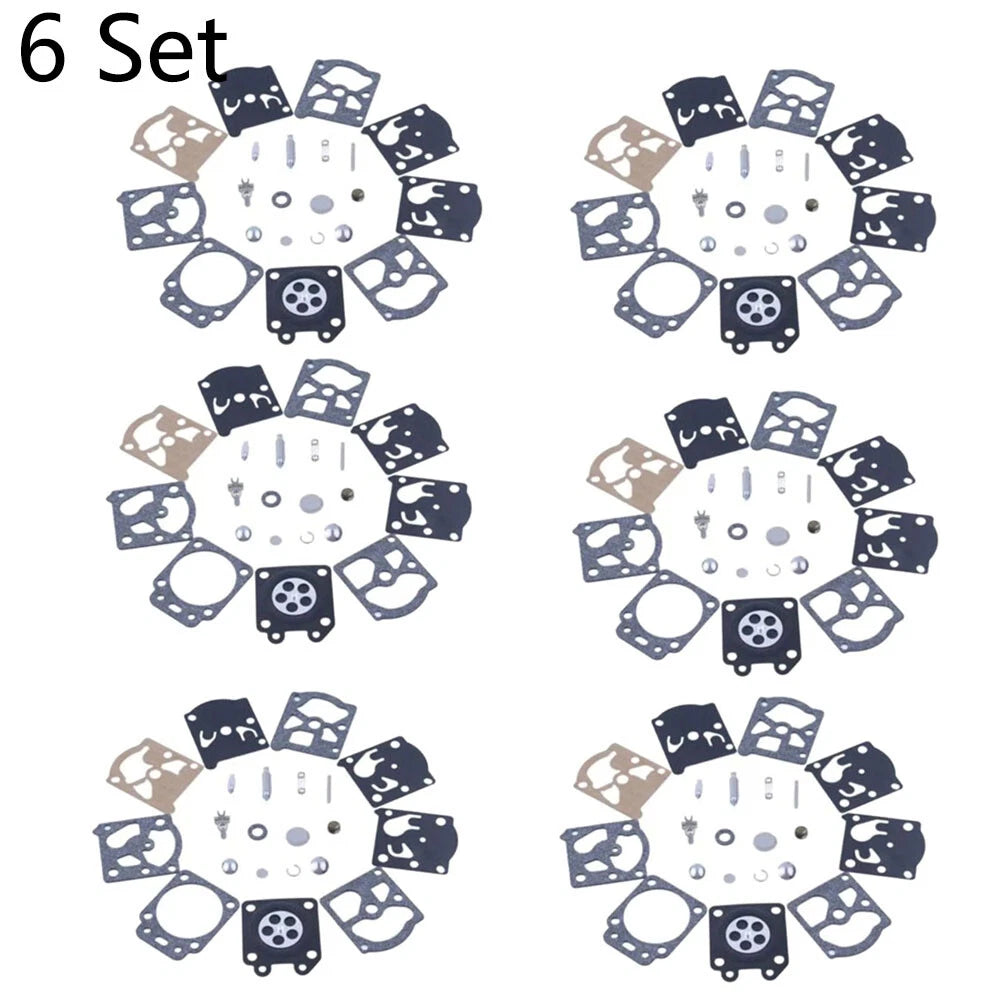 6x Carburetor Gasket Kit for Walbro K24-WAT WT866 WT924 WT773 WT775