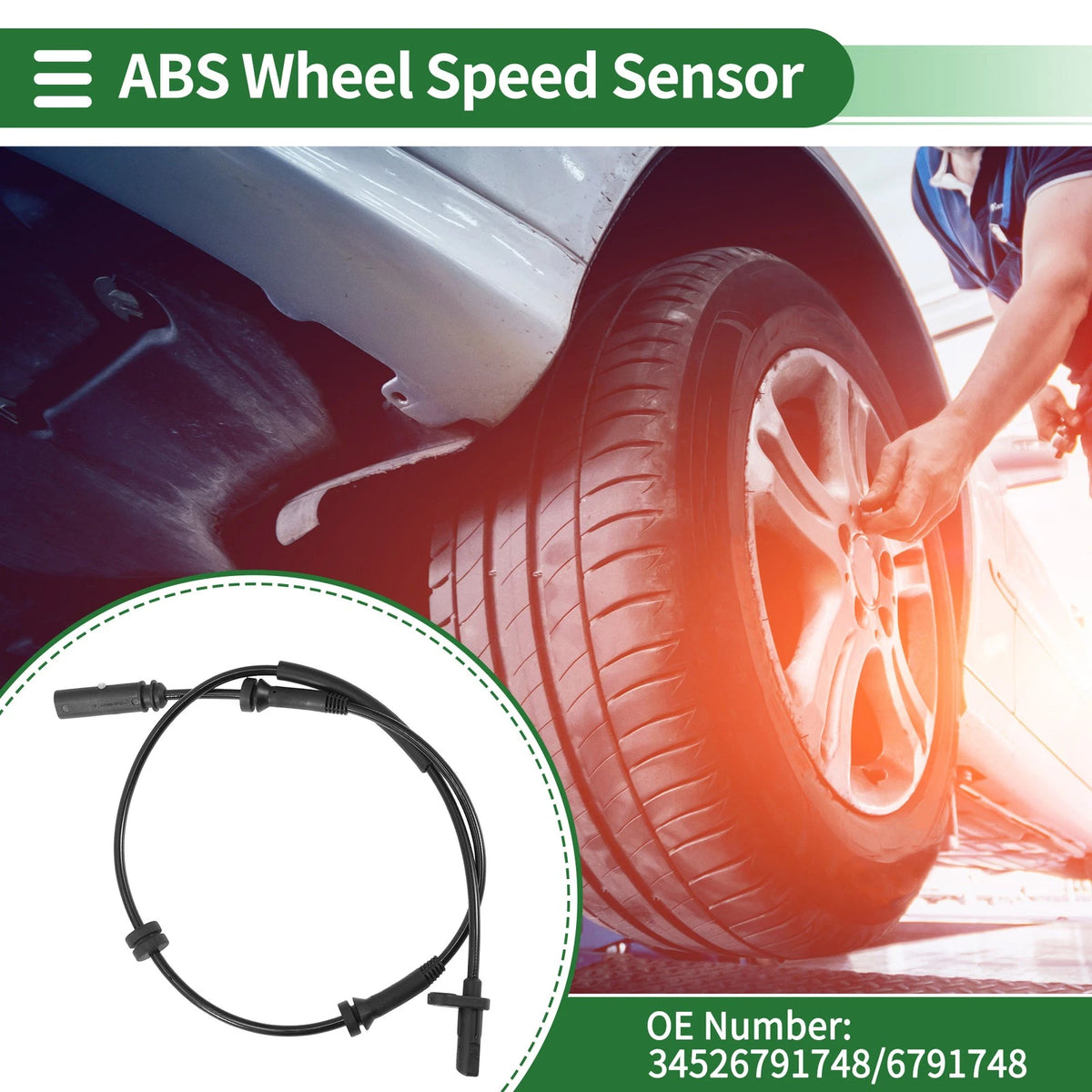 ABS Wheel Speed Sensor Replacement for BMW 335i xDrive (2009–2015)