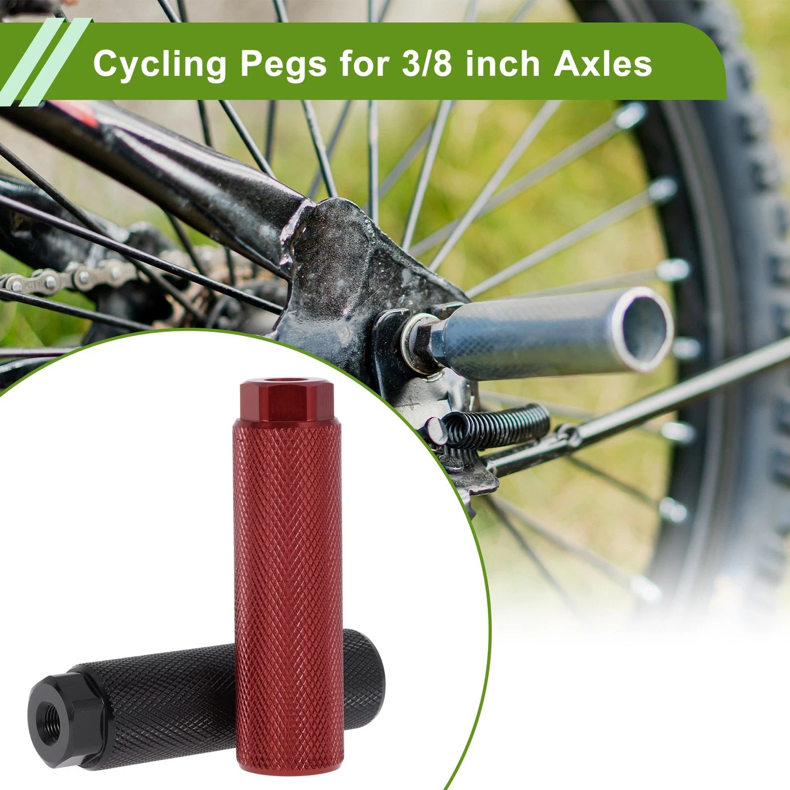 Bicycle Foot Pegs 100mm Rear Set for Universal Bike (2000–Present)