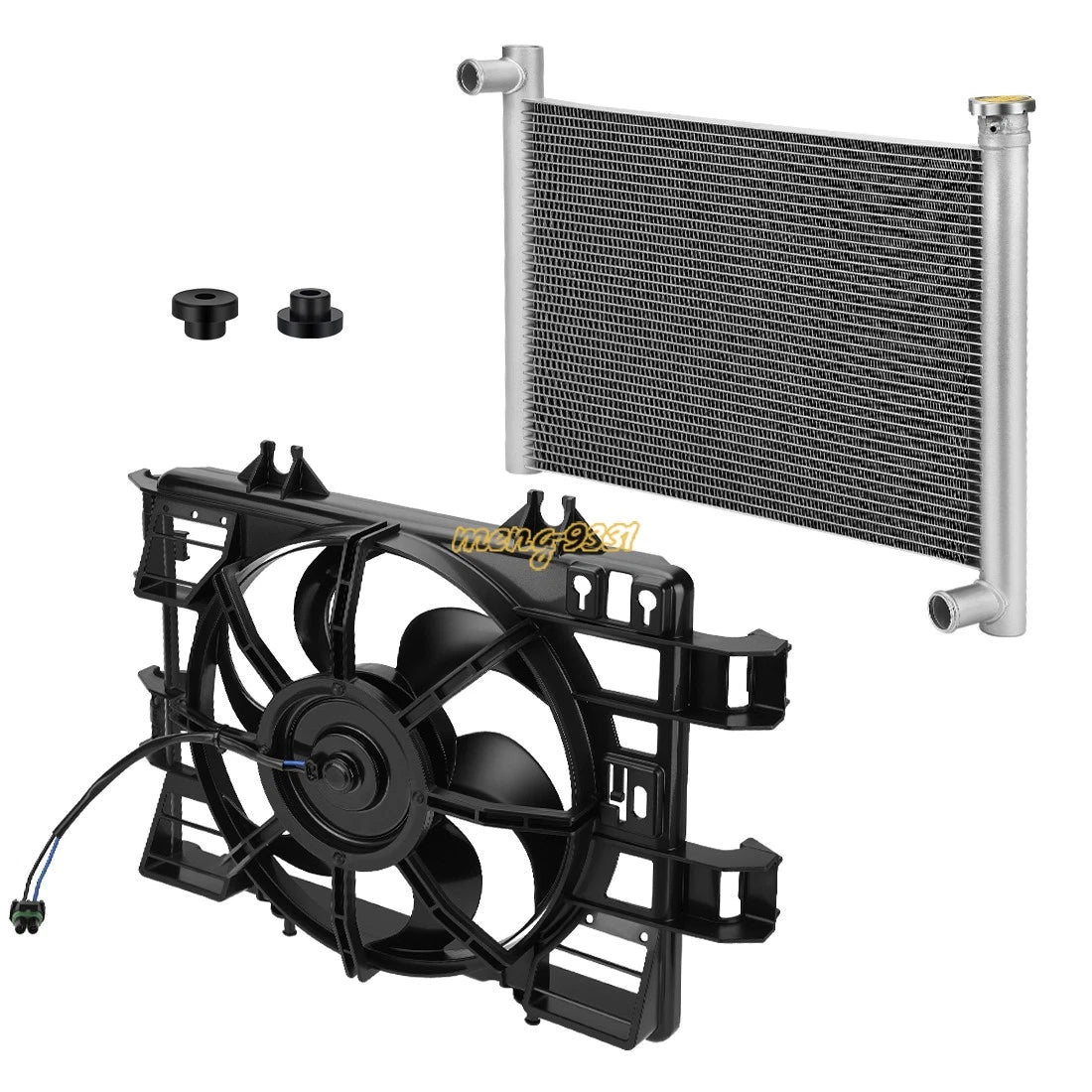 Aluminum Radiator & Fan Shroud Assembly Kit for Polaris Scrambler 850 (2013–2025)