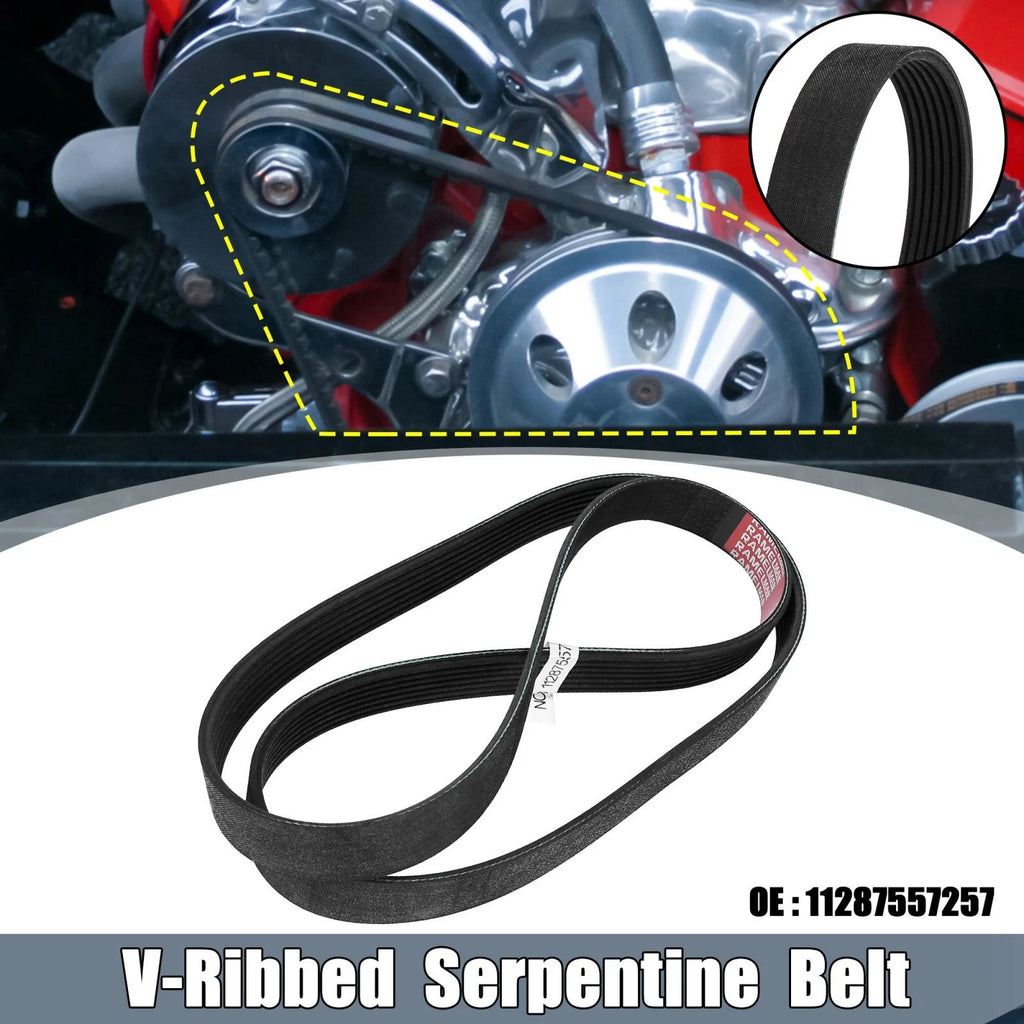 Serpentine Belt V Ribbed Heavy Duty for BMW X5 E70 (2007–2013)