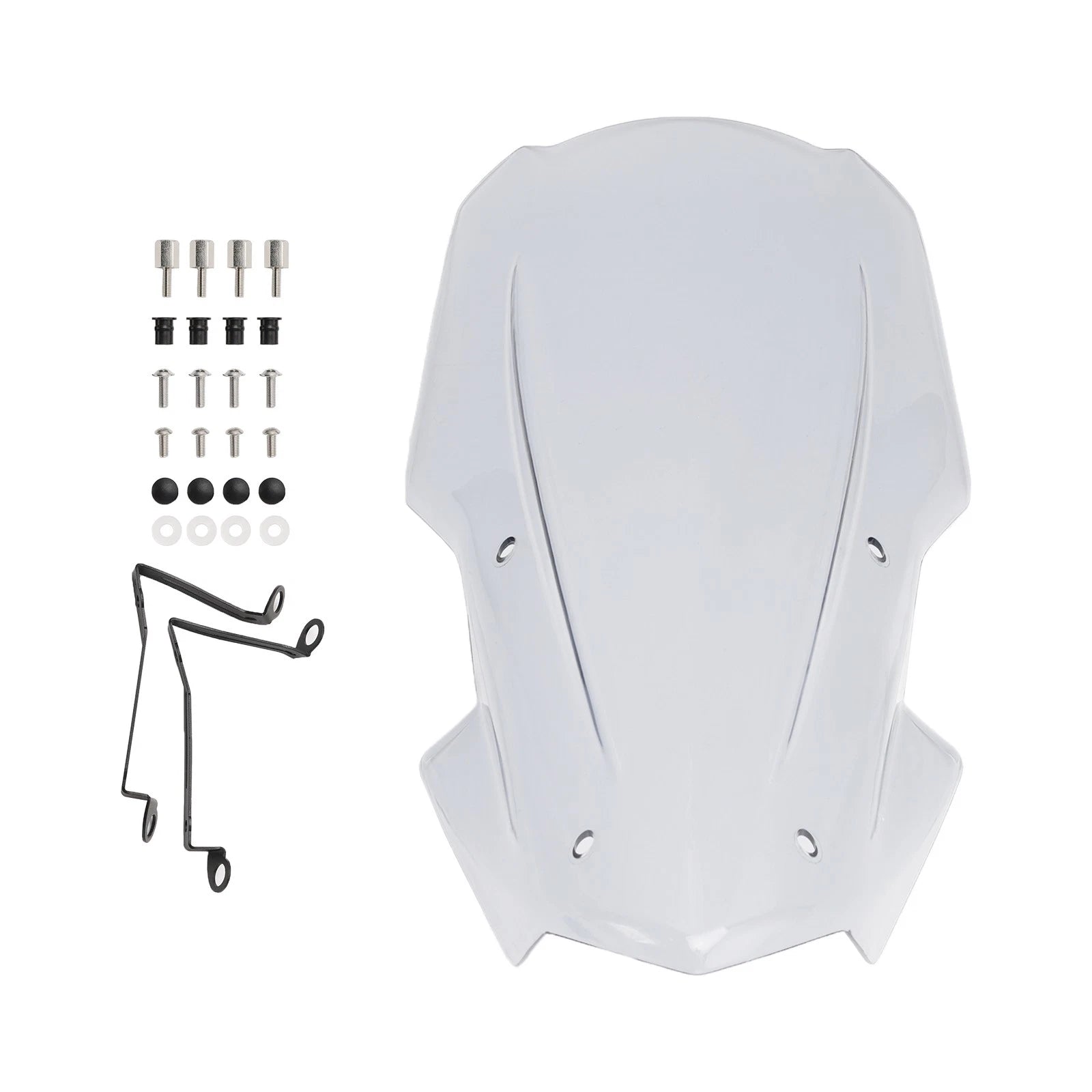 Windscreen Windshield Screen with Bracket for Kawasaki Z900 (2017–2018) Clear