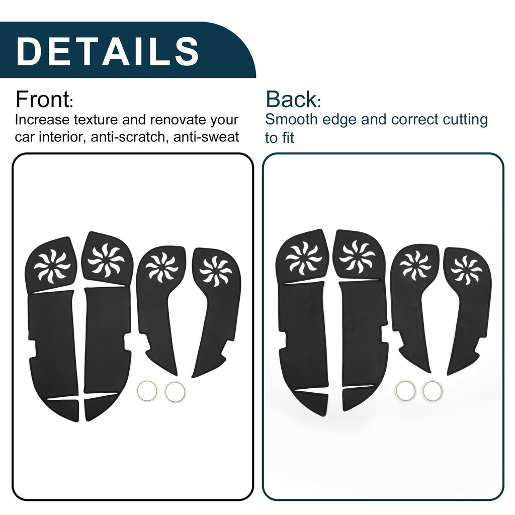 Car Door Anti Kick Pad Sticker Protector for Lexus RX200t (2016–2019)