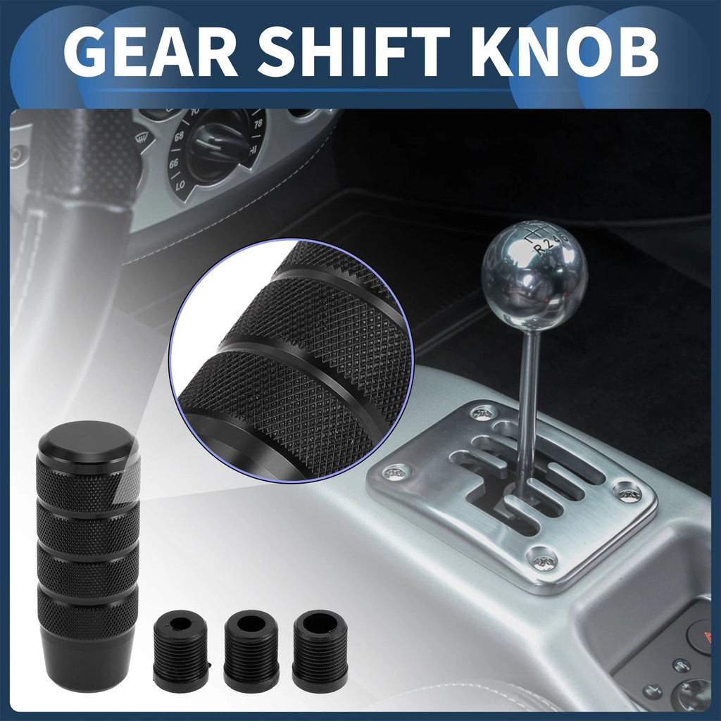 Shift Knob with 3 Adapters for Universal Fit (Automatic & Manual)