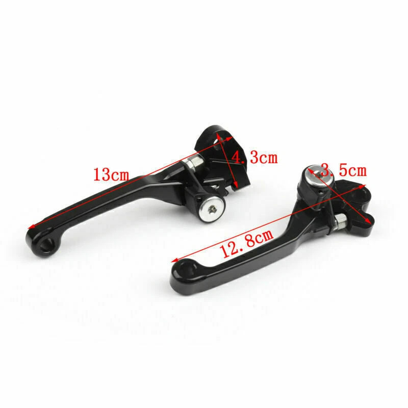 Pivot Brake Clutch Lever for Kawasaki KX65 KX85 KX250 KX250F KX125 (2004) Black T9