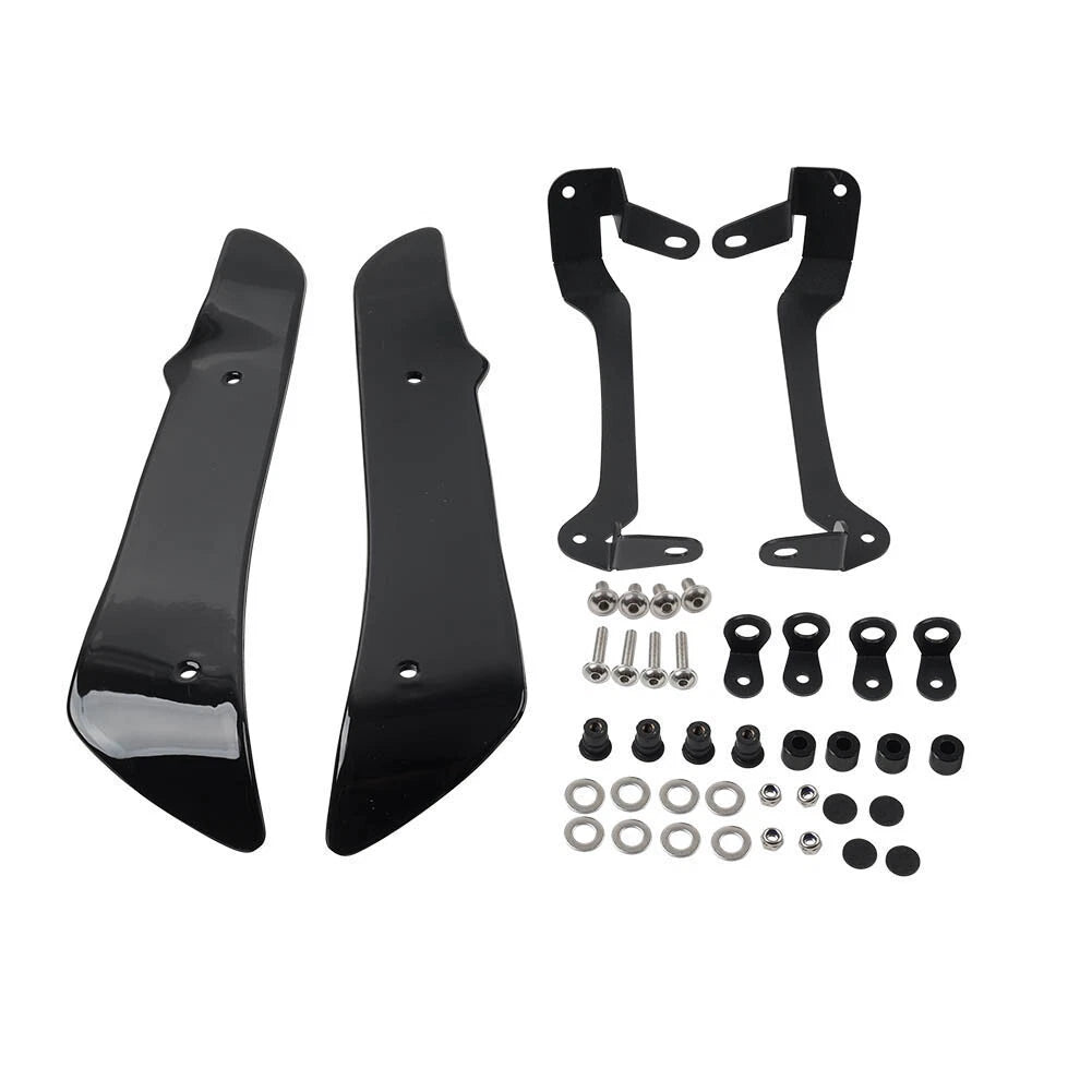 2X Front Guard Leg Shield Wind Cover for BMW K1600B K1600GTL (2017–2021)