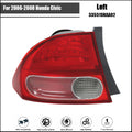 Tail Light Assembly for Honda Civic (2006–2008) Left Driver Halogen