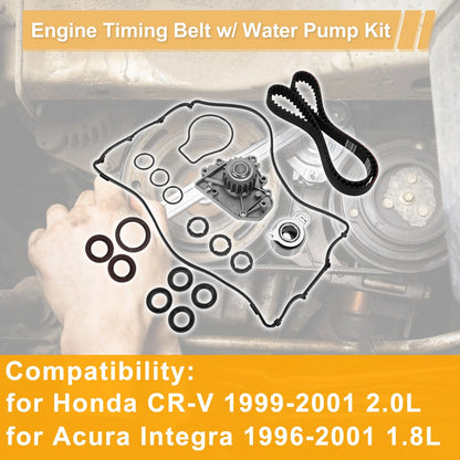 Timing Belt Water Pump Kit for Honda CR-V (1999–2001) No.TCKWP184, VS 50362R