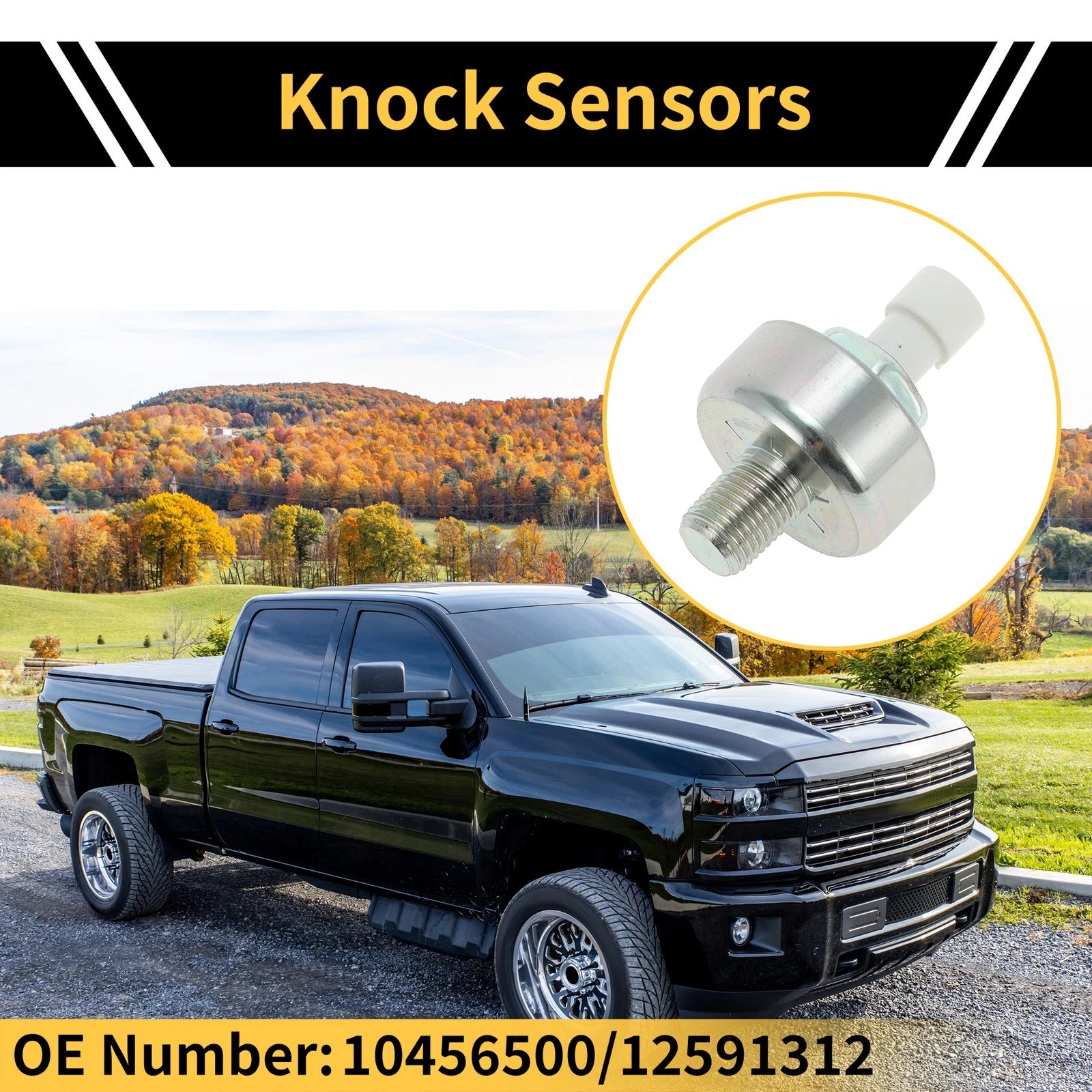 Knock Sensor for Chevrolet Silverado 3500 2001–2005 Replacement