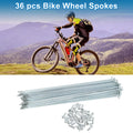 Bicycle Spokes Set 202mm Galvanized Carbon Steel for 14G Wheels