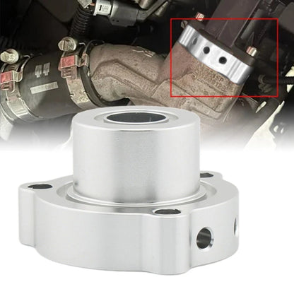 Silver Blow Off Valve BOV Dump Adaptor Spacer For Audi A3 2.0T FSI B7 Engine