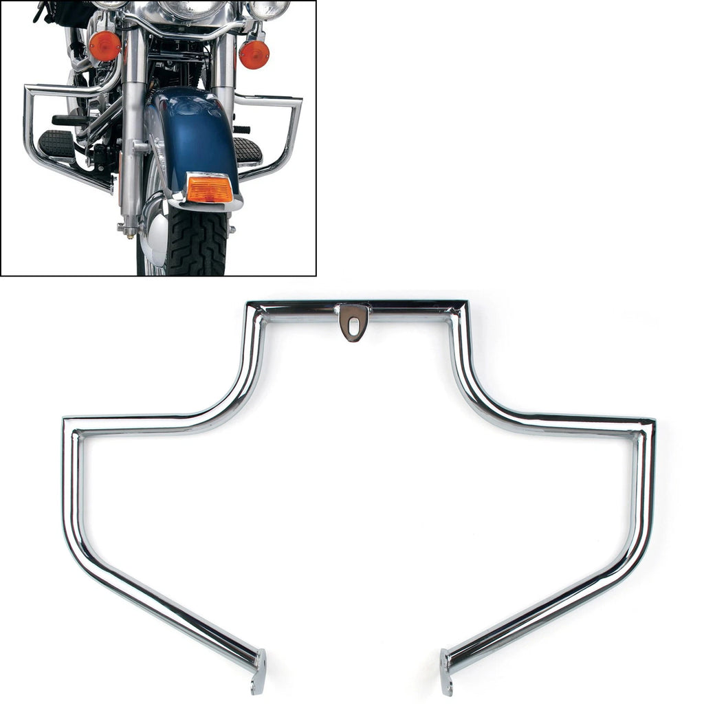 Chrome Crash Bar Highway Engine Guard for Harley Heritage Softail (2000–2017)