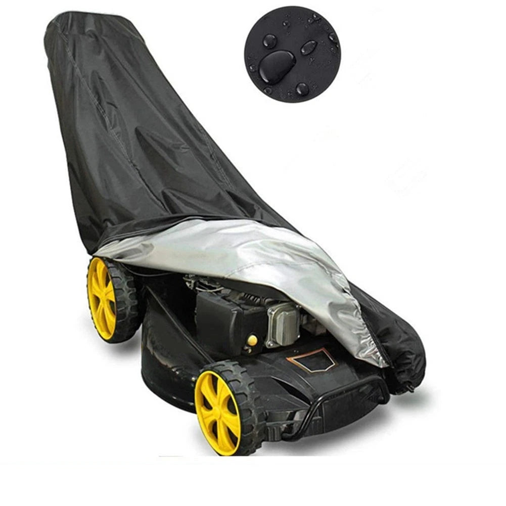 Lawn Mower Protector Cover with Adjustable Fit for