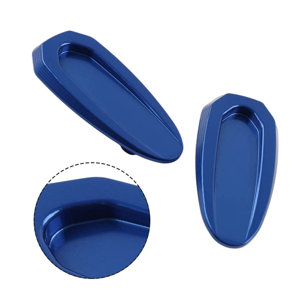 Rearview Mirror Block Off Base Plates Cover Blue For BMW S1000RR 20-23 M1000RR