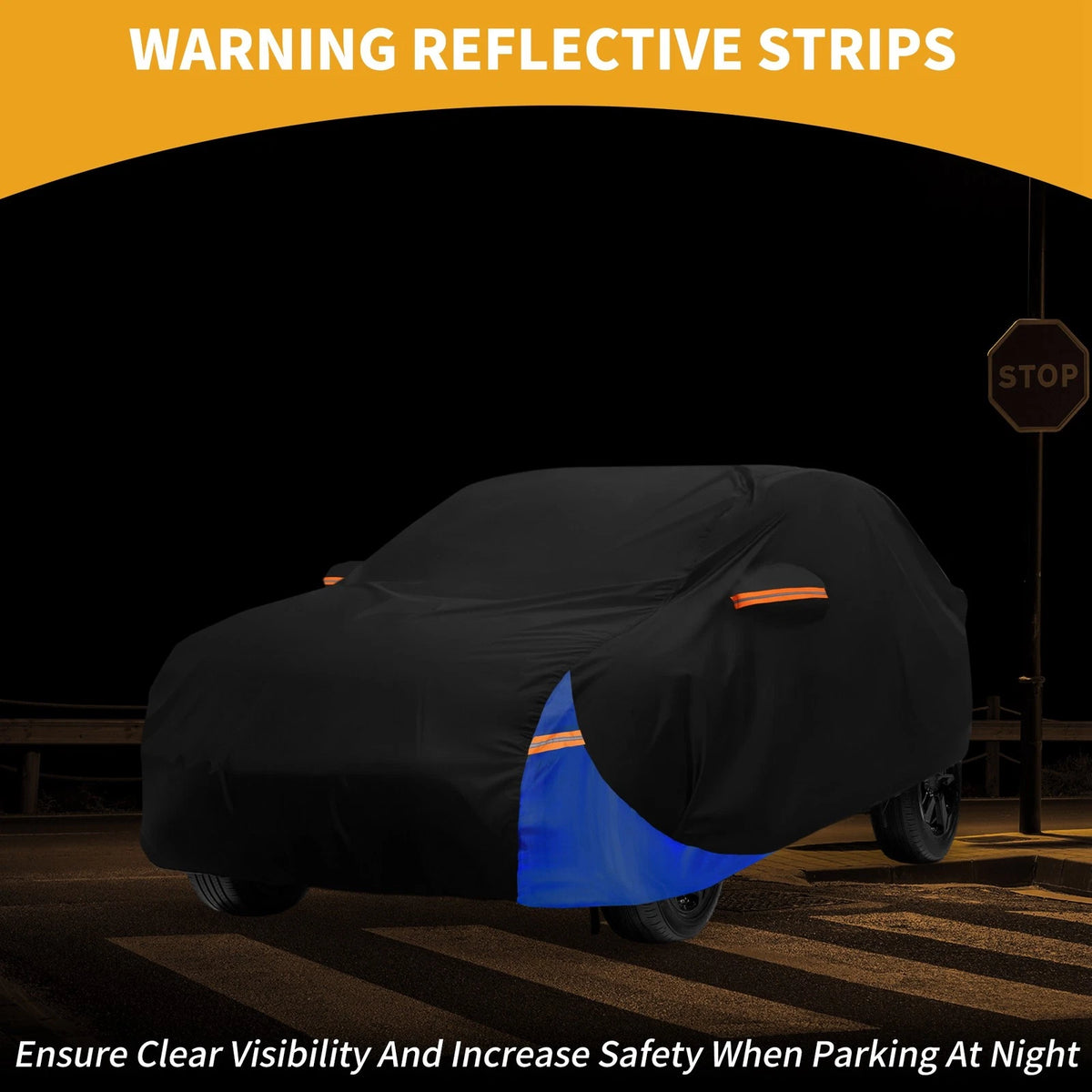 Waterproof Car Cover for MG ZS (2017–2023) 210D-PU Black Blue