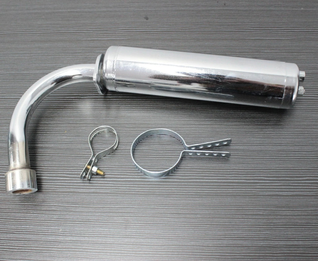 Exhaust Muffler for 2 Stroke 100cc Engine Kit Motorized Push Bike