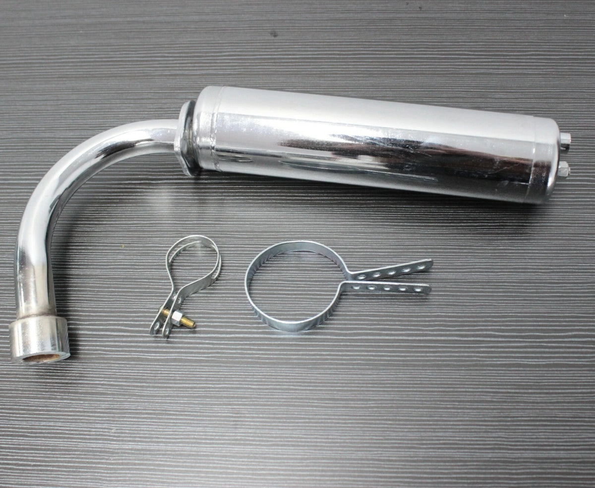 Exhaust Muffler for 2 Stroke 100cc Engine Kit Motorized Push Bike