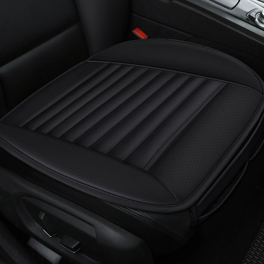 2Pcs PU Leather Front Full Surround Seat Cover for Universal Cars