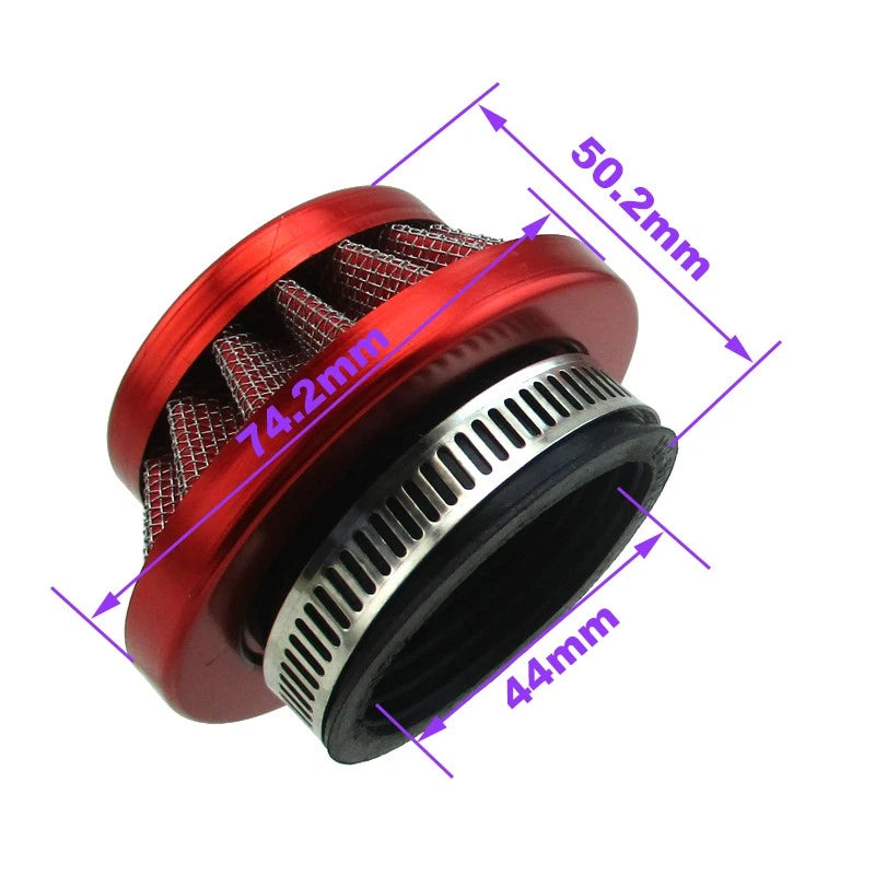 44mm Air Filter for 47cc 49cc 2-Stroke Engine Carburetor Mini Moto ATV Dirt Bike
