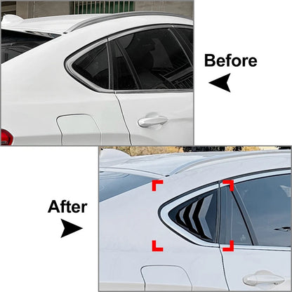 Rear Window Blind Vent Shade for BMW X6 F16 (2015–2019)