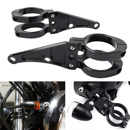54MM Motorcycle Headlight Bracket Mount Clamp for Harley (Fits )
