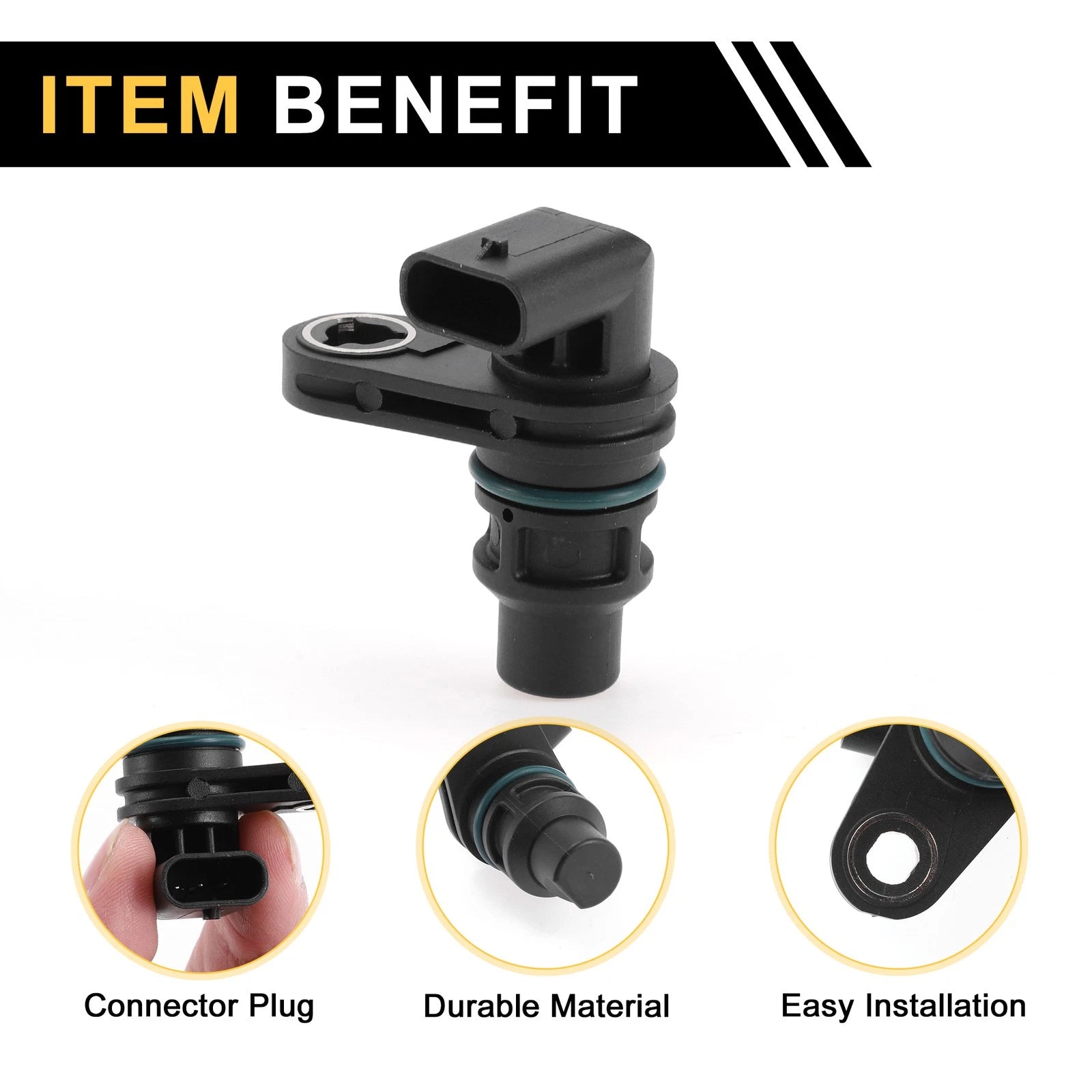 1 Pc Crankshaft Position Sensor No.68140678AC for Ram 1500 (2013–2024)
