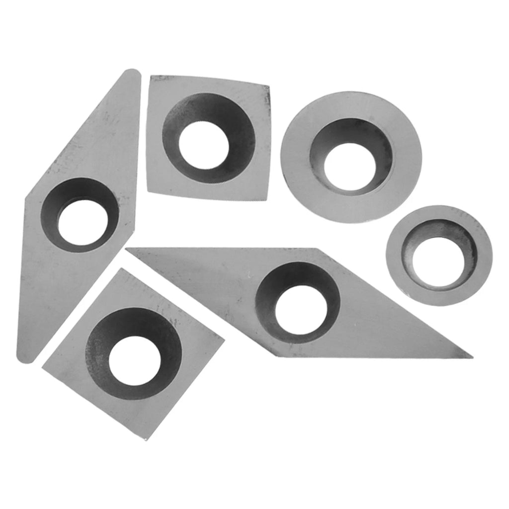Carbide Insert Set of 6 for Woodworking Tools