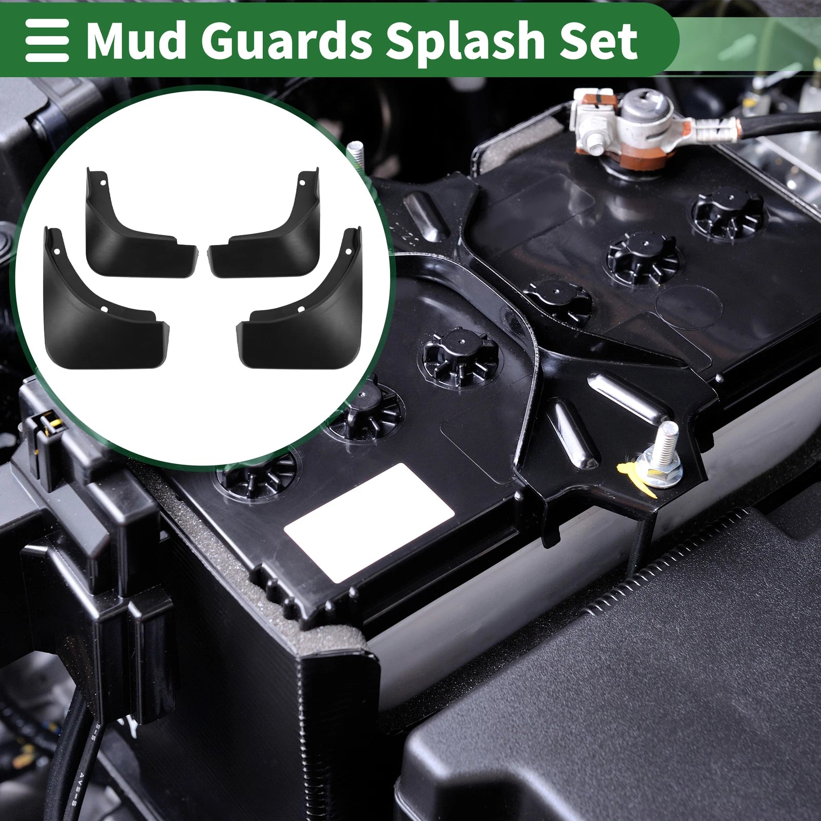 Mud Flaps Splash Guards for Hyundai Custo (2021–2023) W/ Mount Accessories