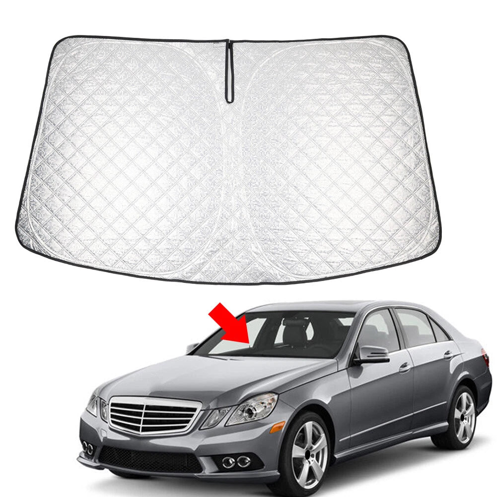 Foldable Windshield Sun Shade Visor for Mercedes Benz E-Class (2010–2016)