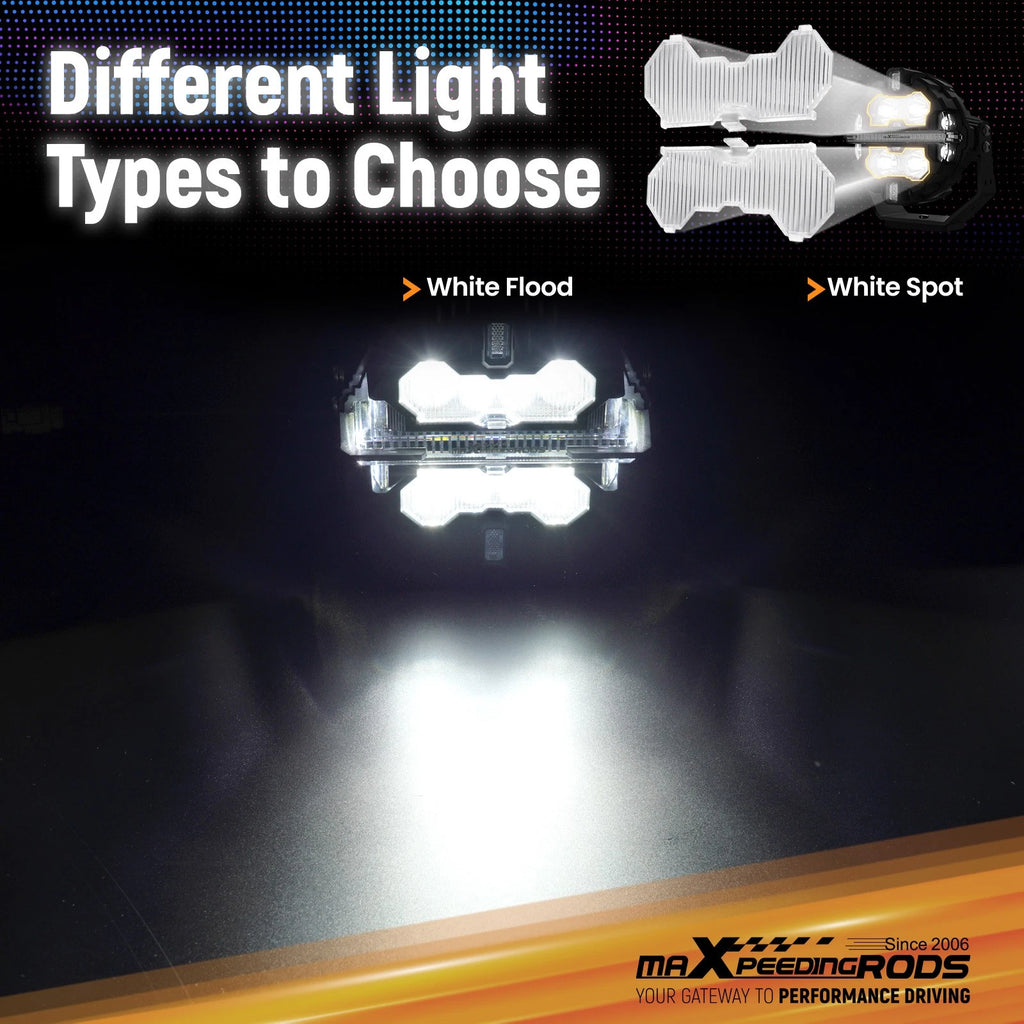 Transparent PC Light Cover for maXpeedingrods 7 Inch LED Driving Lights
