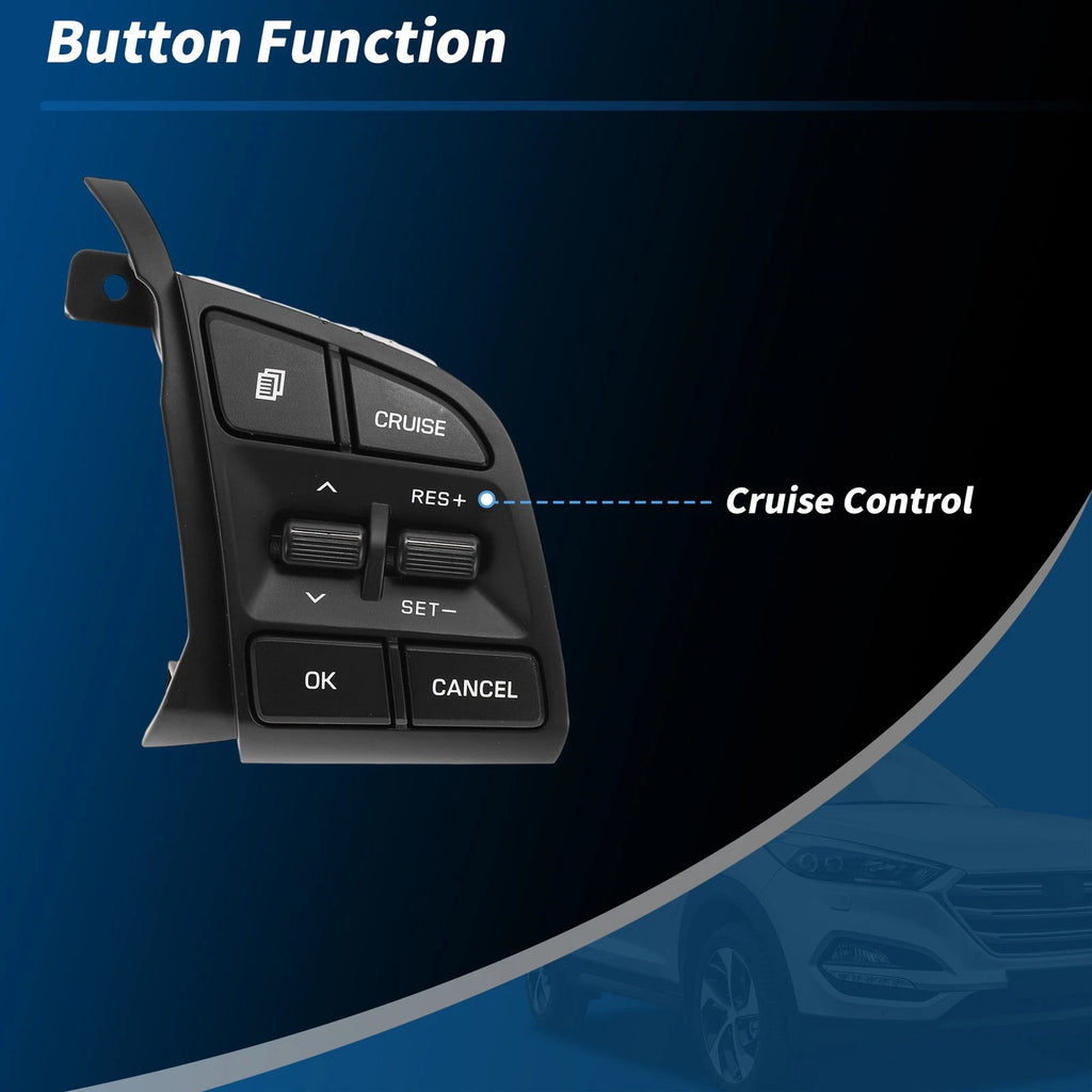 Cruise Control Rocker Switch Button for Hyundai Tucson (2016–2019)