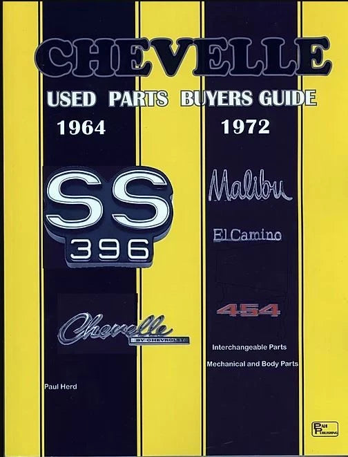 3 Book Set for 1966 Chevelle Restoration