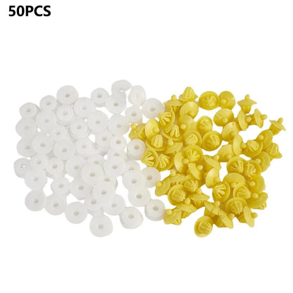 50Pcs Plastic Door Wheel Arch Clips for Discovery 3 4 (2004–2016)