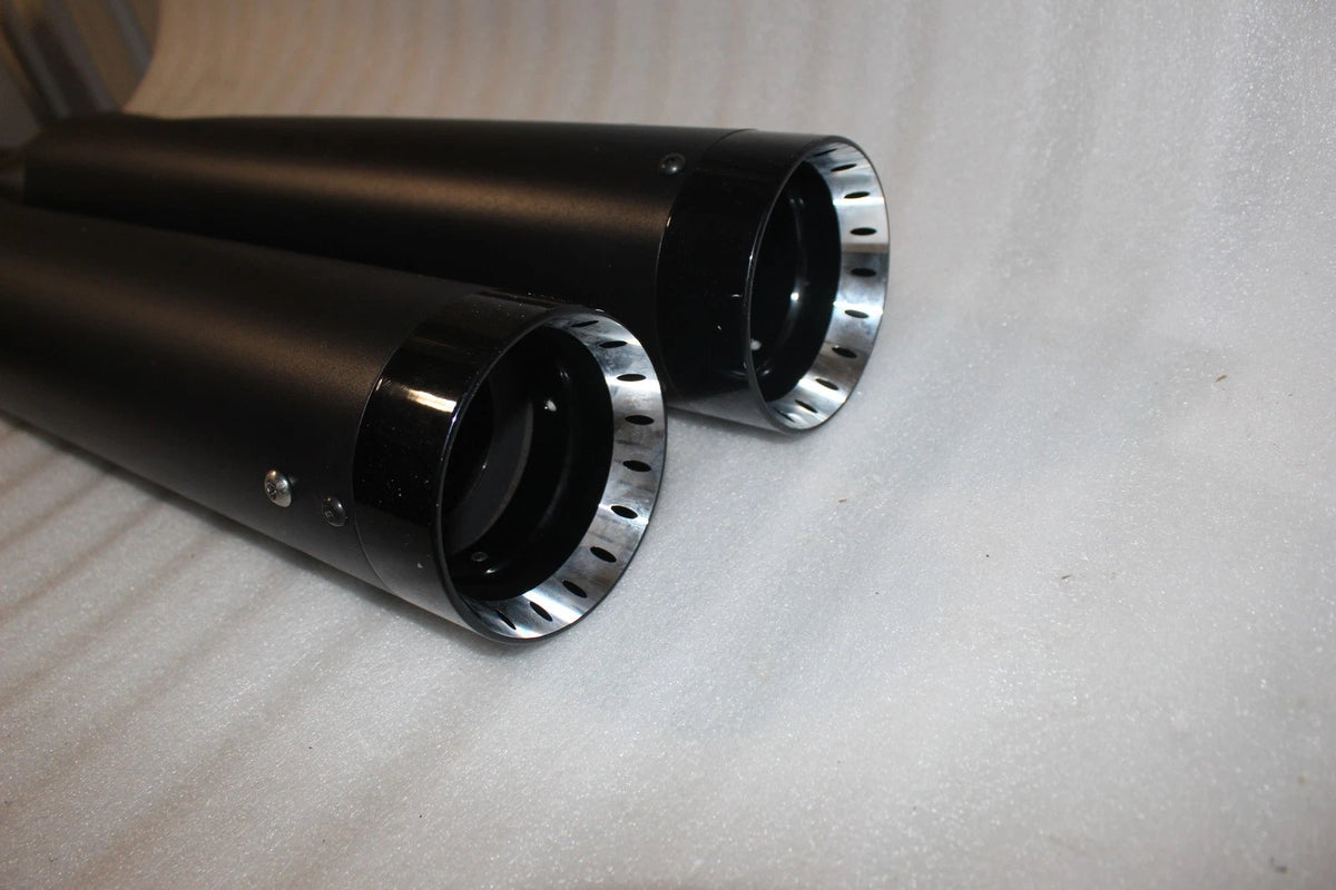 Set of 2 Khrome Werks HP+ 4.5" Mufflers for Harley Touring (1996–2016)