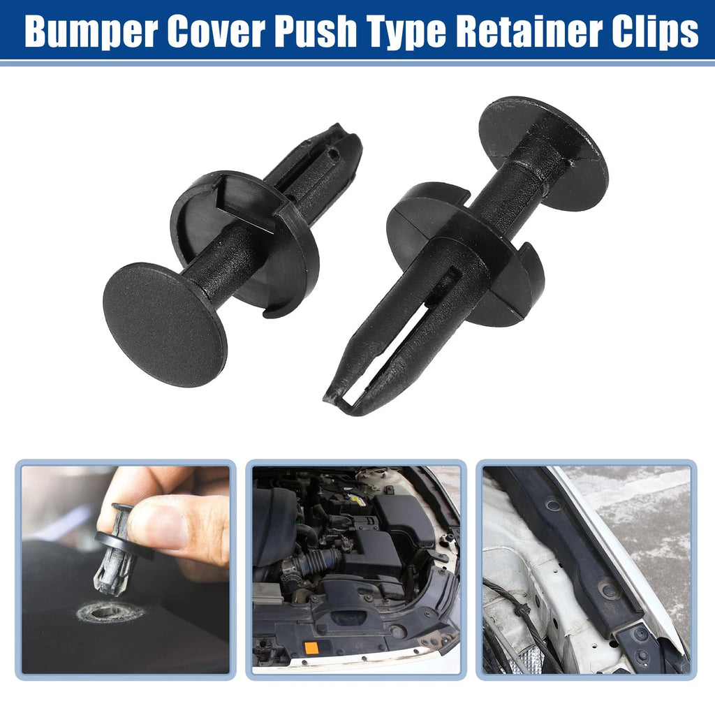 Bumper Cover Retainer Clips Push Type Front Rear for Chrysler 200 (2011–2014)