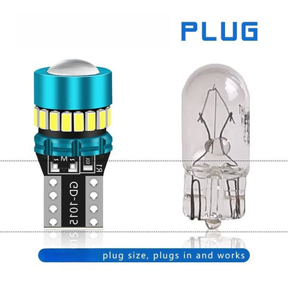 T10 LED License Plate Light for Ultra Bright White Red Yellow (12V 24V)