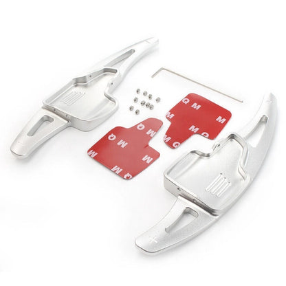 2X Shift Paddle Shifter Extension for Ford Focus (2015–2017) & Escape (2017–2019) Silver