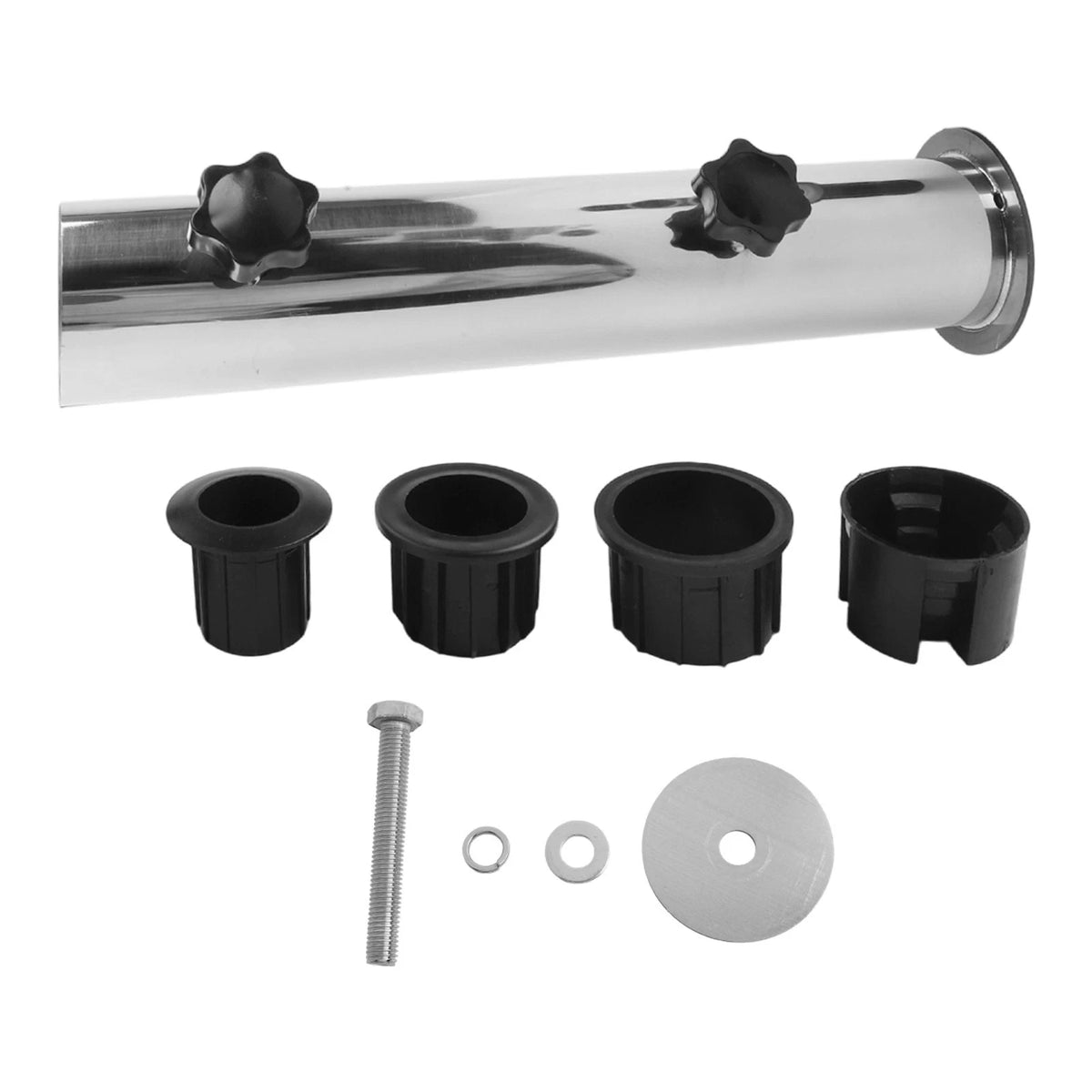 Heavy Duty Umbrella Stand for Outdoor Use (Adjustable PVC Sleeves)