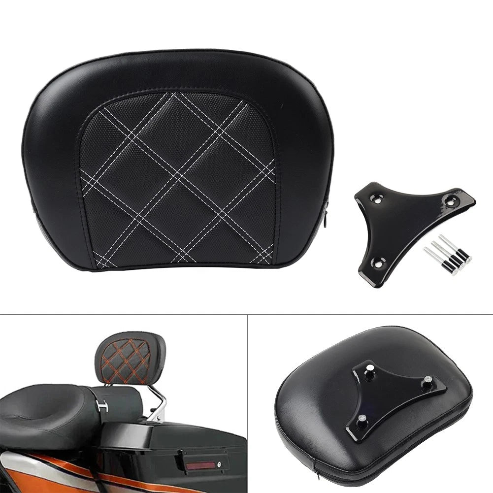 Sissy Bar Backrest Pad Kit for Harley Road King FLHR FLTR (No Part Numbers)