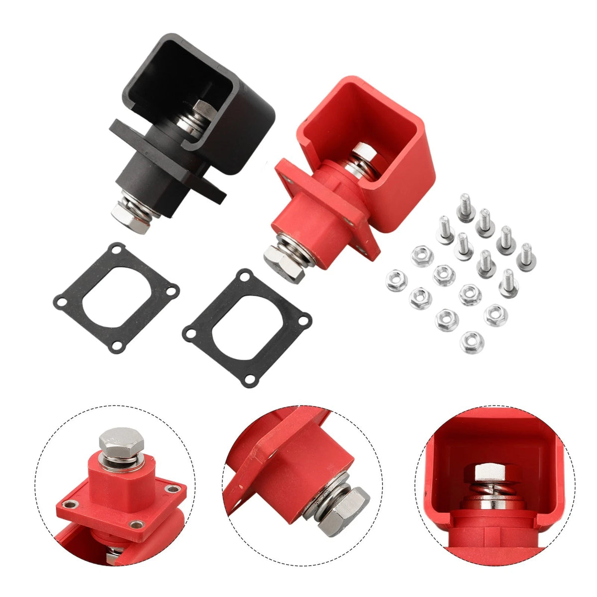 Nickel Plated Copper Terminal Block 300A for High Current Energy Storage