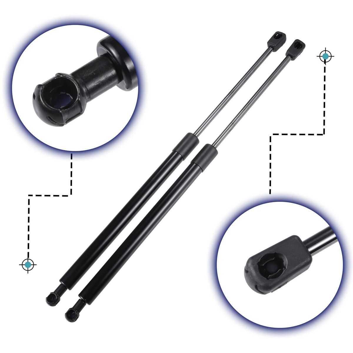 2X Rear Hatch Liftgate Gas Lift Supports for VW Passat Variant (2005–2011)